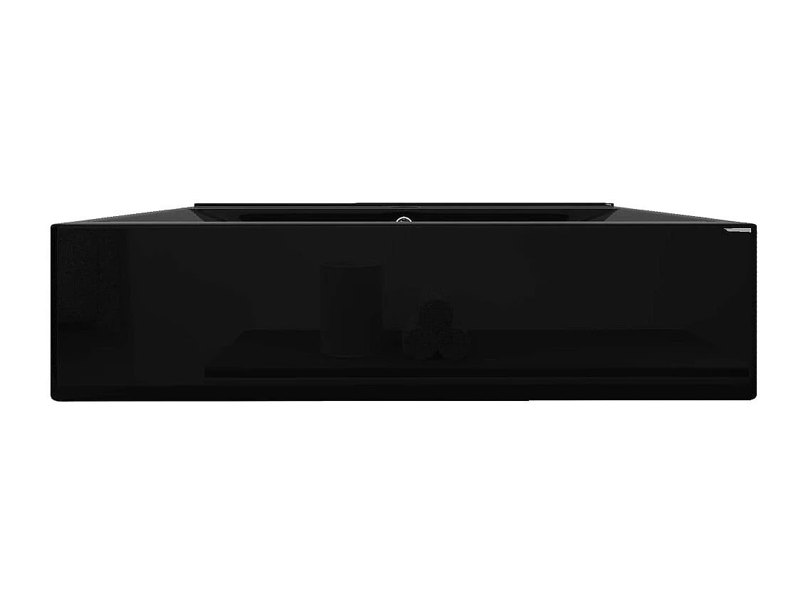 Vasque à poser perçage noire 60 x 46 x 16 cm 02_0002487