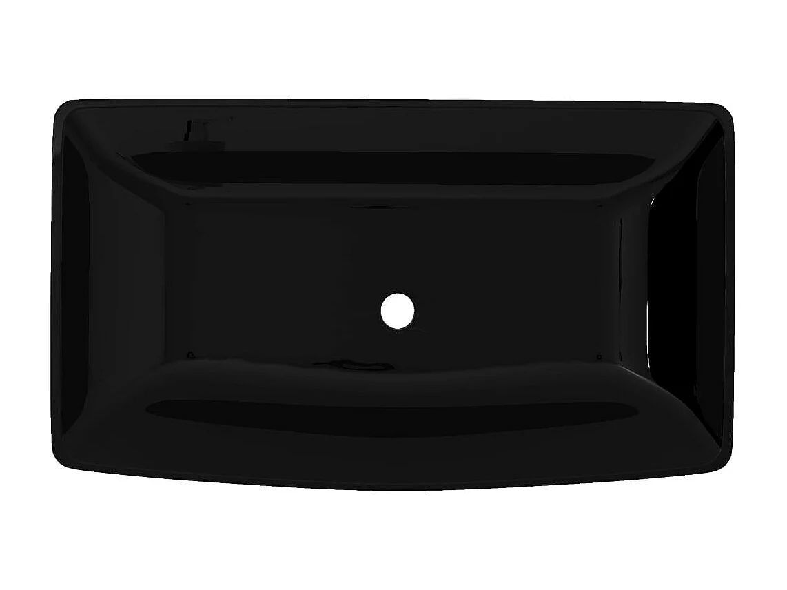 Pia retangular de cerâmica para banheiro preto 02_0002498