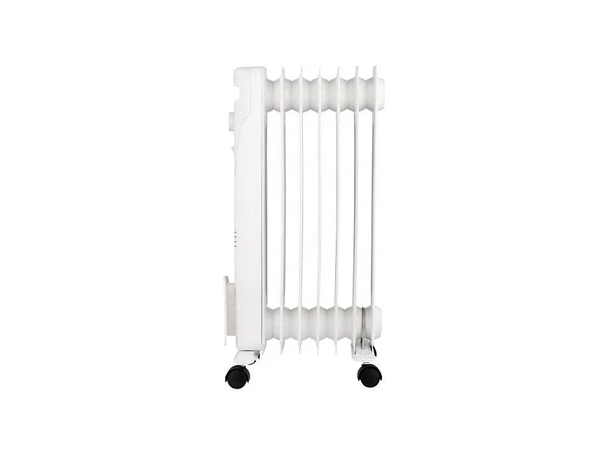 Radiateur électrique bain d'huile 1500W OCEANIC - 3 puissances - 7 éléments - Blanc - Mobile