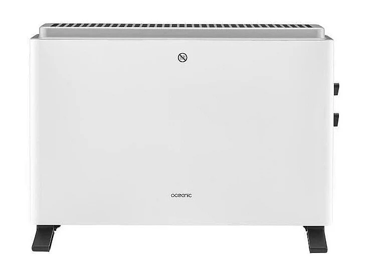 Radiador Convector Eléctrico 2000W OCEANIC - Móvil - Blanco