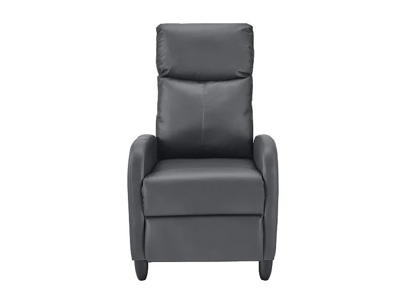 Fauteuil relaxant avec dossier grise 60 x 92 x 102 cm 03_0005210
