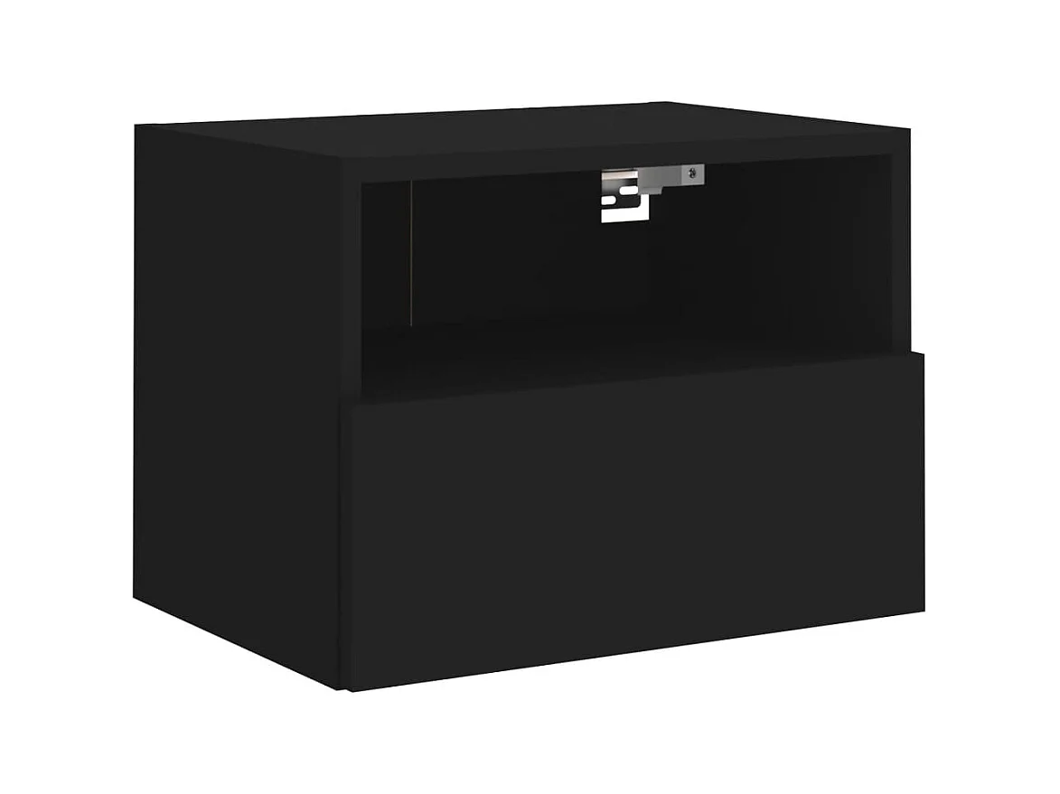 Meubles TV muraux multimédia bois marron 40 x 30 x 30 cm 02_0028907