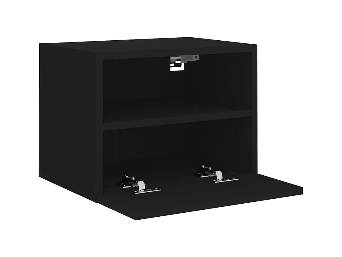 Meubles TV muraux multimédia bois marron 40 x 30 x 30 cm 02_0028907