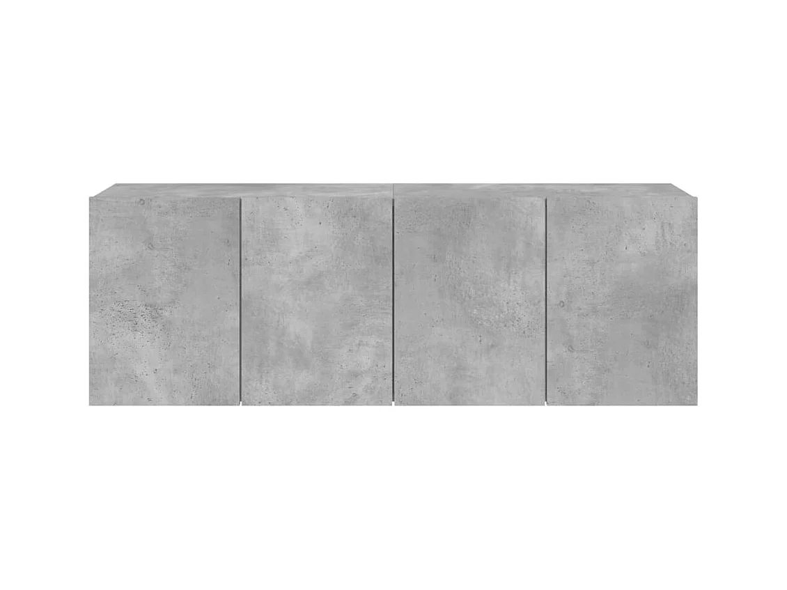 Meubles TV muraux multimédia grise 60 x 30 x 41 cm 02_0028928