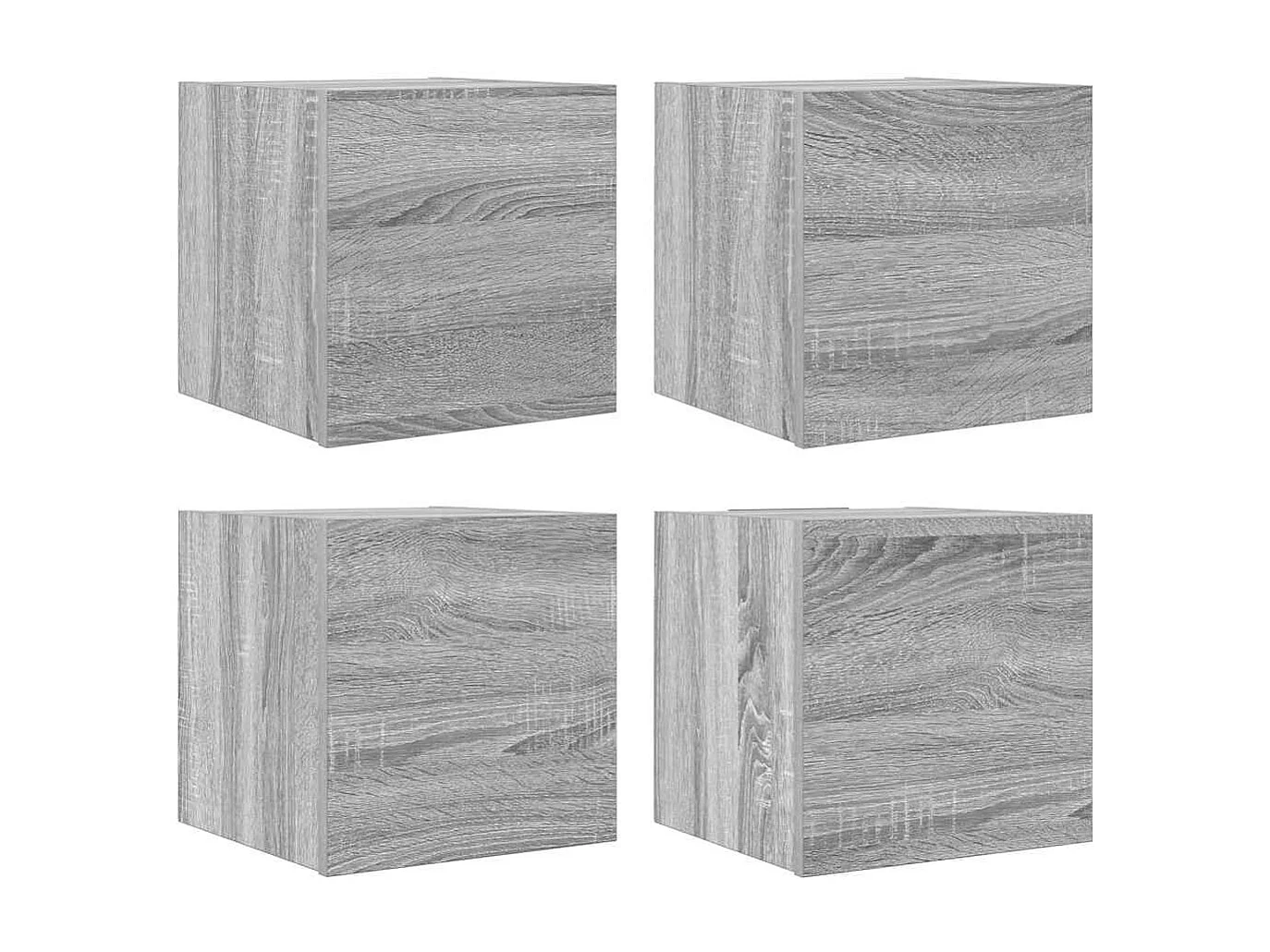 Meubles TV muraux multimédia grise 30.5 x 30 x 30 cm 02_0029088