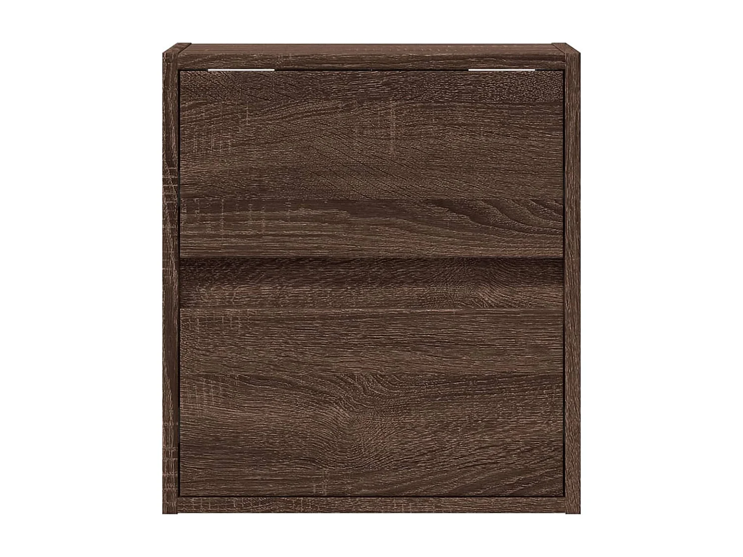 Mobile TV a parete scaffale multimediale credenza TV sala da pranzo soggiorno camera da letto luci LED 2 pezzi rovere 41 x 31 x 45 cm marrone 02_0029163