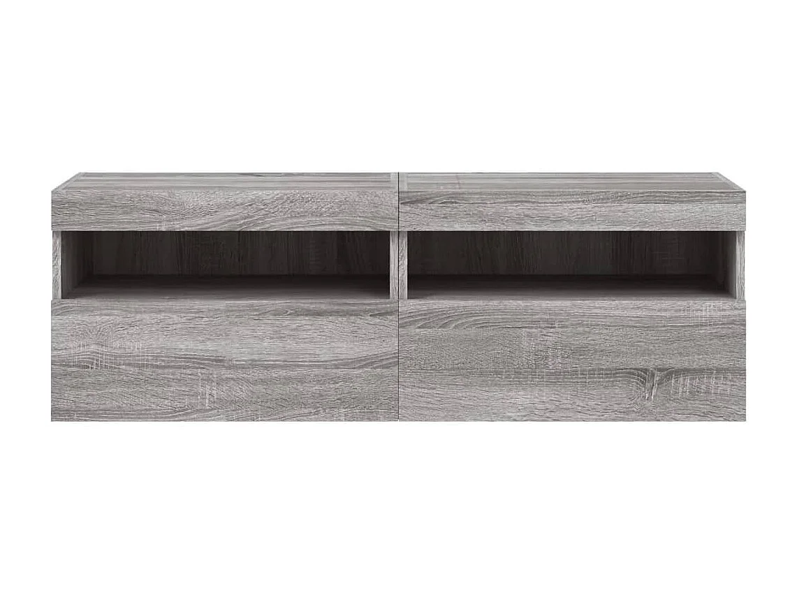 Meubles TV muraux multimédia grise 60 x 30 x 40 cm 02_0029152