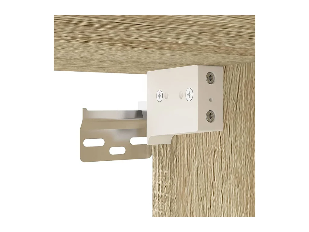 Meubles TV muraux multimédia marron 40 x 34.5 x 40 cm 02_0028994