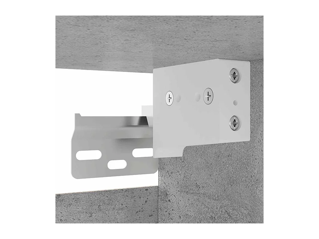 Meubles TV muraux multimédia grise 30.5 x 30 x 30 cm 02_0028904