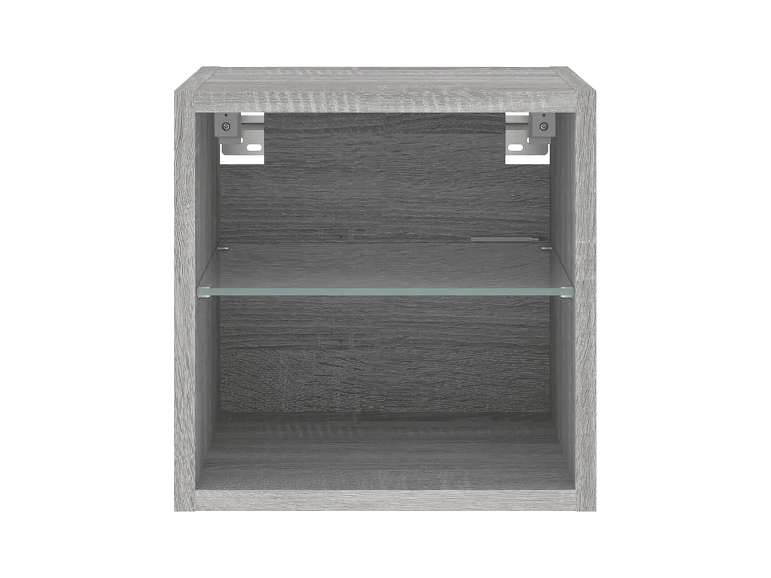 Mueble TV de pared estantería multimedia aparador televisión TV comedor salón dormitorio y luces LED 2 piezas sonoma 30 x 28,5 x 30 cm gris 02_0029147
