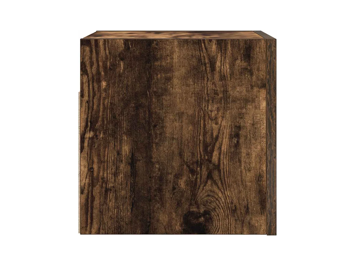 Mueble TV de pared estante multimedia para televisión buffet de televisión comedor salón dormitorio 4 piezas roble ahumado 30,5 x 30 x 30 cm marrón 02_0029078