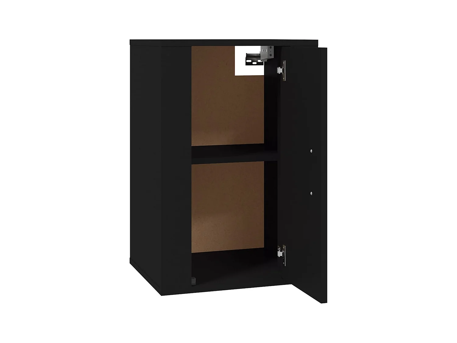 Meubles TV muraux multimédia noire 40 x 34.5 x 60 cm 02_0028914