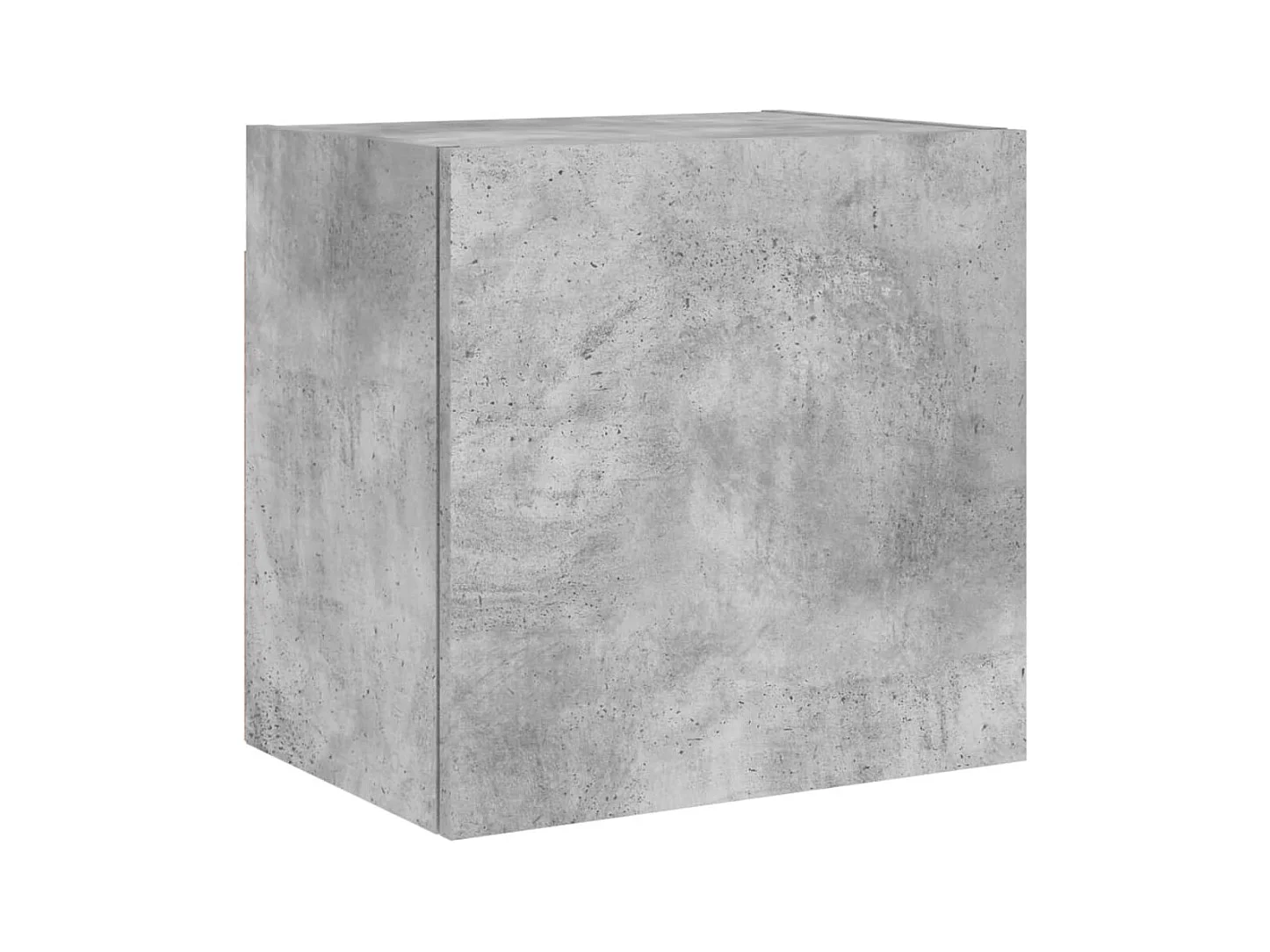 Mueble de TV de pared estante de televisión multimedia buffet de televisión comedor salón dormitorio 2 piezas 40,5 x 30 x 40 cm madera contrachapada gris 02_0028917