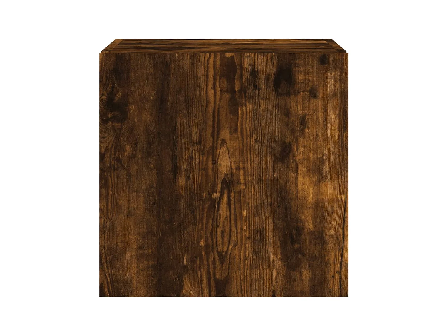 Mueble de TV de pared estante multimedia aparador de televisión TV comedor salón dormitorio y luces LED 2 piezas roble ahumado 40,5 x 35 x 40 cm marrón 02_0029141