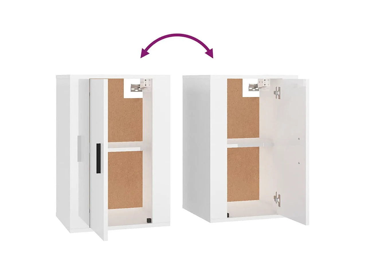 Meubles TV muraux multimédia blanc 40 x 34.5 x 60 cm 02_0028948