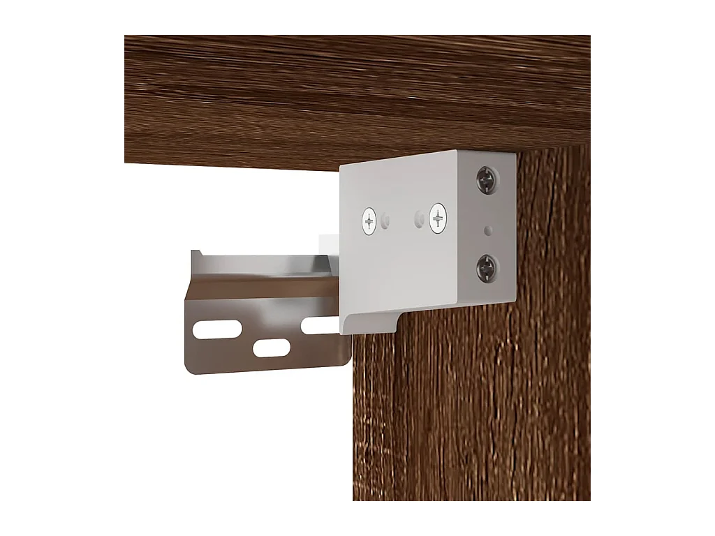 Meubles TV muraux multimédia marron 57 x 34.5 x 40 cm 02_0028971