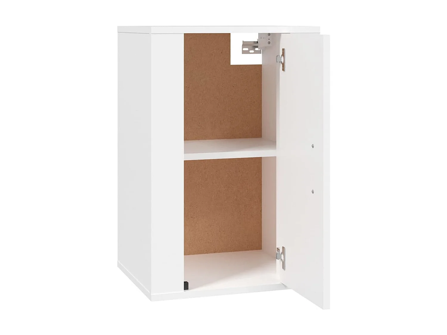 Mobile TV a parete scaffale per televisione multimediale televisione buffet sala da pranzo soggiorno camera da letto 2 pezzi 40 x 34,5 x 60 cm bianco 02_0028912