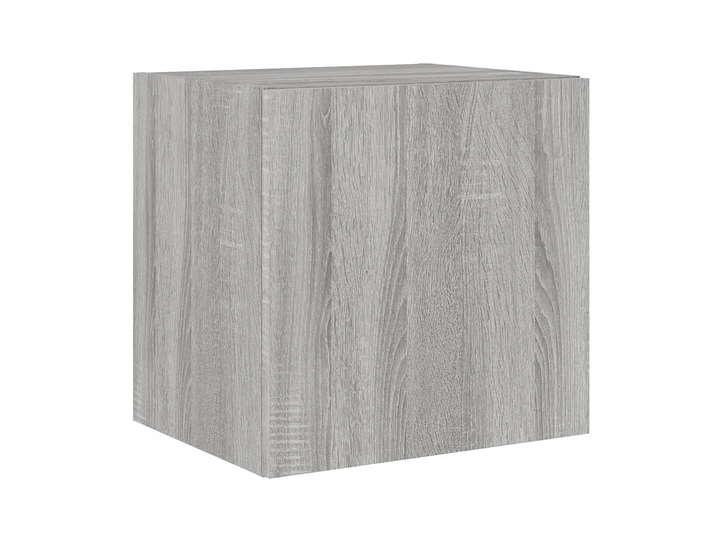 Mueble TV de pared estantería multimedia aparador televisión TV comedor salón dormitorio y luces LED 2 piezas sonoma 40,5 x 35 x 40 cm gris 02_0029151