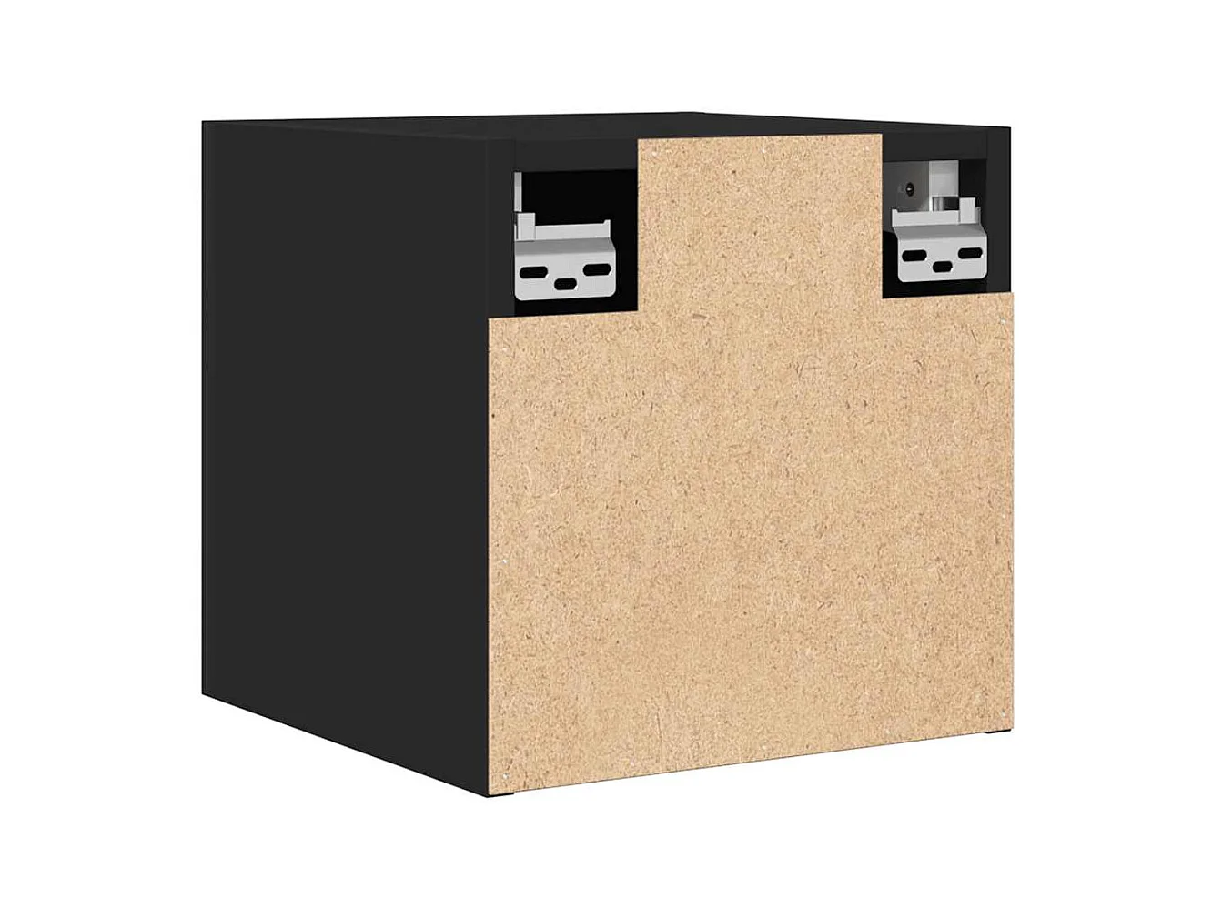 Meubles TV muraux multimédia noire 30.5 x 30 x 30 cm 02_0028905