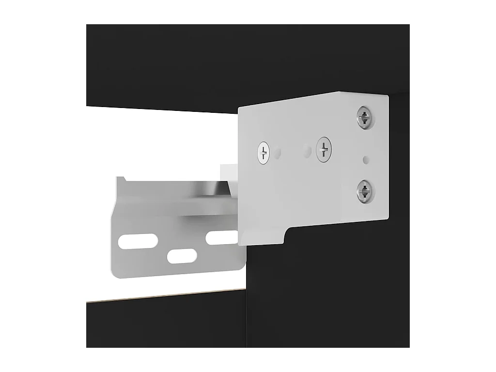 Meubles TV muraux multimédia noire 30.5 x 30 x 30 cm 02_0028905