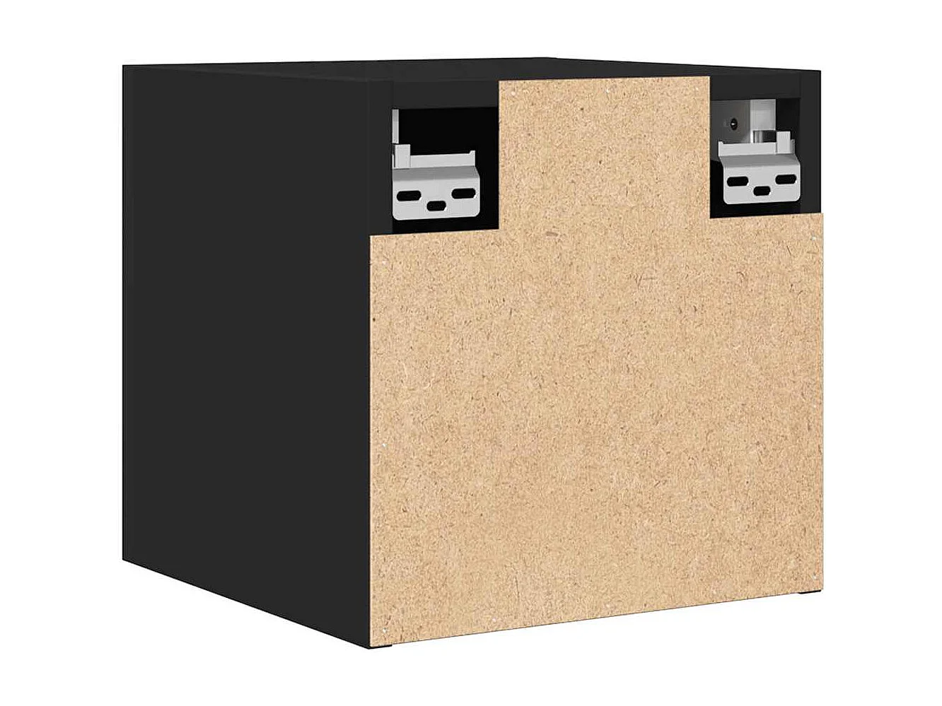 Móveis de parede para TV prateleira de televisão multimídia televisão buffet sala de jantar sala de estar quarto 2 peças 30,5 x 30 x 30 cm preto 02_0028905