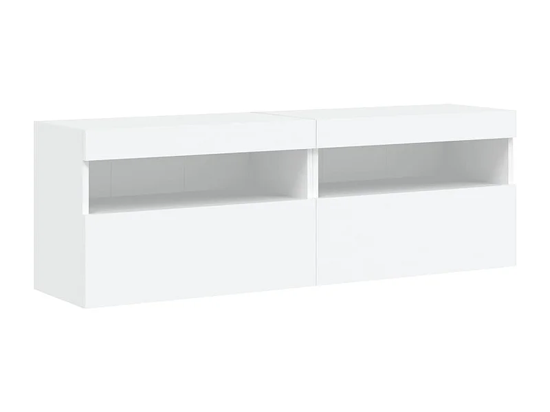 Meubles TV muraux multimédia blanc 60 x 30 x 40 cm 02_0029109
