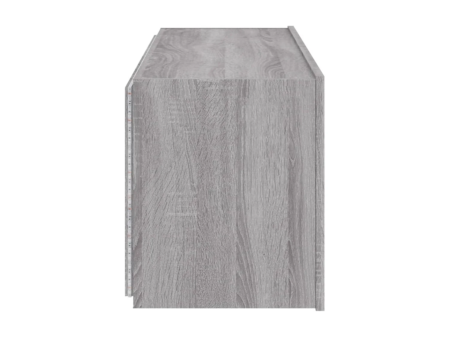 Móveis de parede para TV prateleira multimídia televisão aparador TV sala de jantar sala de estar quarto e luzes LED 2 peças sonoma 60 x 35 x 41 cm cinza 02_0029154