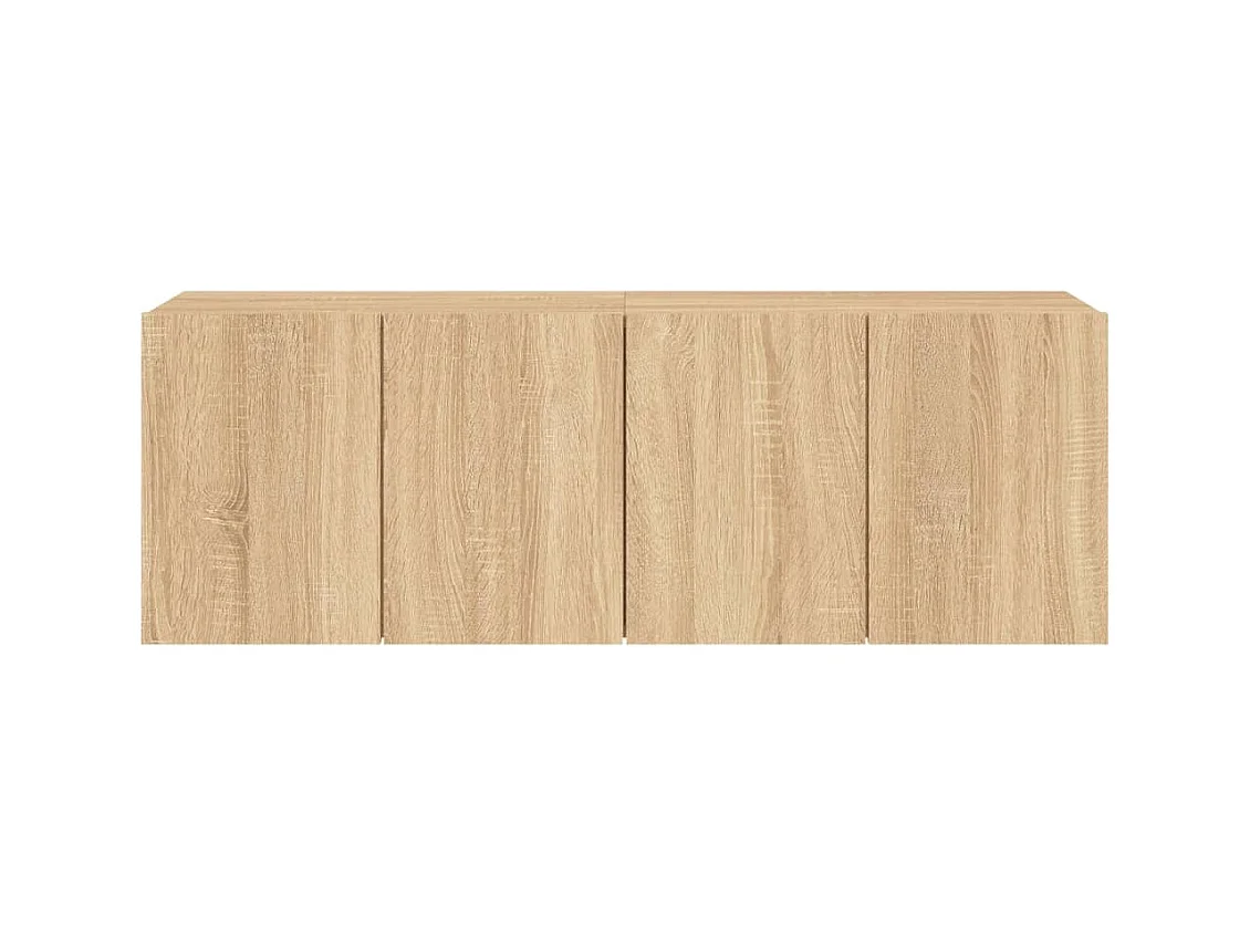 Meubles TV muraux multimédia marron 60 x 30 x 41 cm 02_0029000