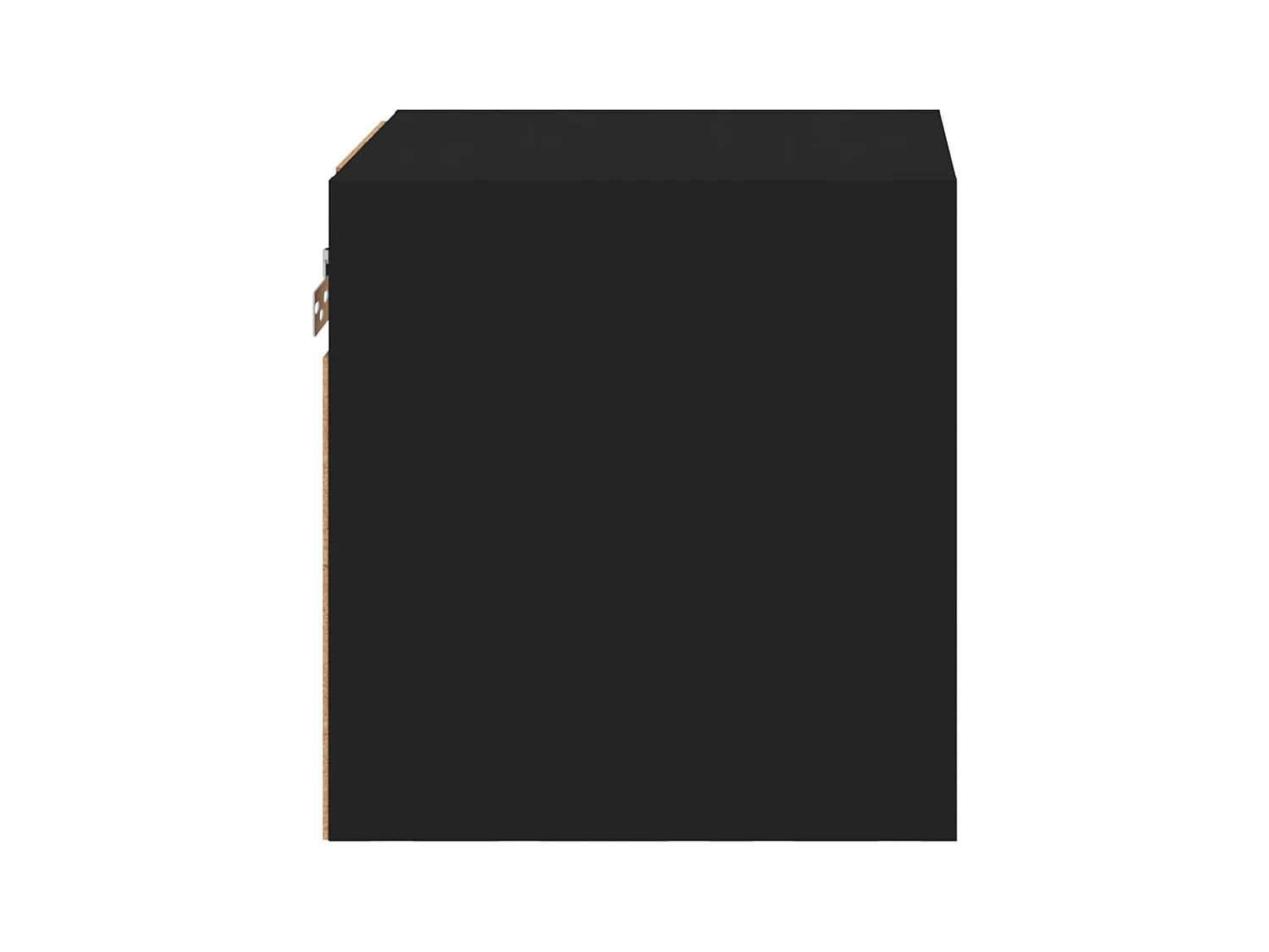 Mobile TV a parete scaffale multimediale credenza TV sala da pranzo soggiorno camera da letto con luci a LED 2 pezzi 30 x 28,5 x 30 cm nero 02_0029094