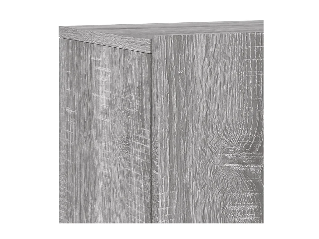 Mueble TV de pared estante para televisión multimedia buffet de televisión comedor salón dormitorio 2 piezas sonoma 60 x 30 x 41 cm gris 02_0029016