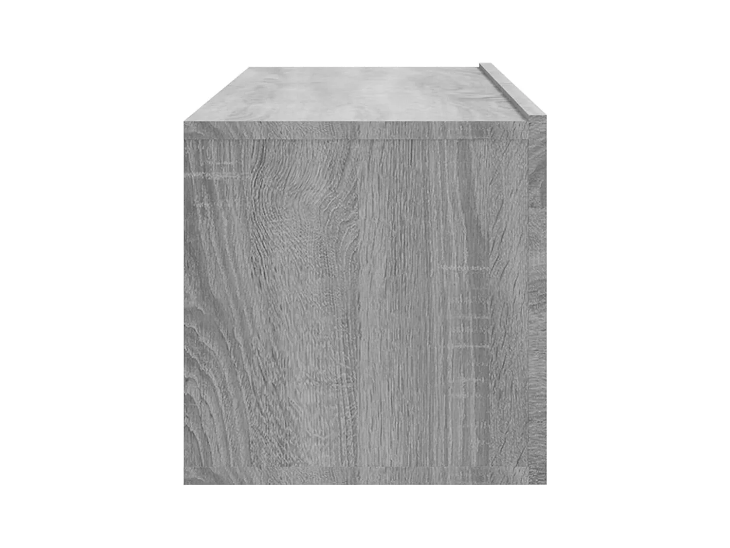 Mueble TV de pared estantería multimedia para televisión buffet de televisión comedor salón dormitorio 4 piezas sonoma 100 x 30 x 30 cm gris 02_0029087