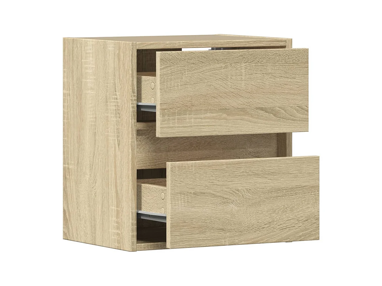 Mobile TV da parete scaffale multimediale credenza TV sala da pranzo soggiorno camera da letto luci LED 2 pezzi rovere Sonoma 41 x 31 x 45 cm marrone 02_0029176