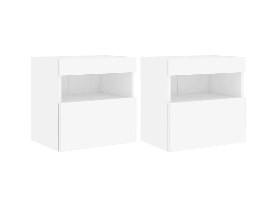 Meubles TV muraux multimédia blanc 40 x 30 x 40 cm 02_0029099