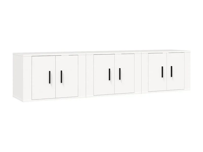 Meubles TV muraux multimédia blanc 57 x 34.5 x 40 cm 02_0029035