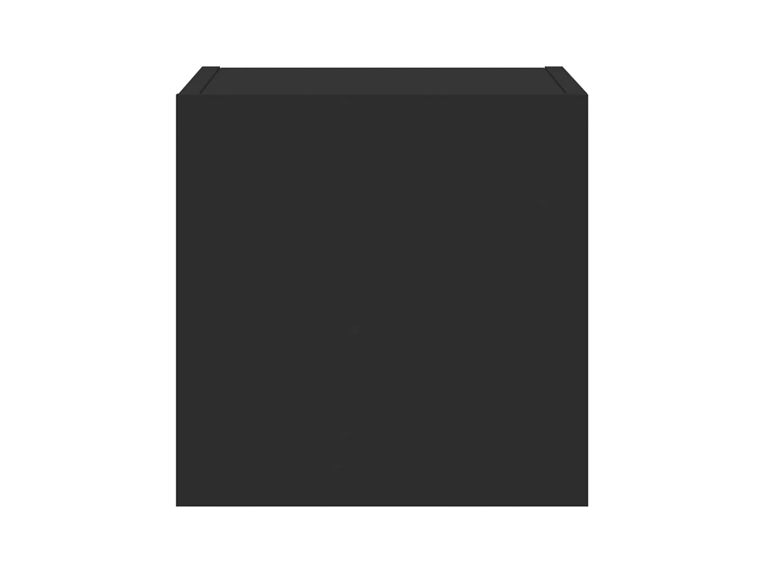 Mobile TV a parete scaffale multimediale credenza TV sala da pranzo soggiorno camera da letto con luci a LED 2 pezzi 30,5 x 35 x 30 cm nero 02_0029096