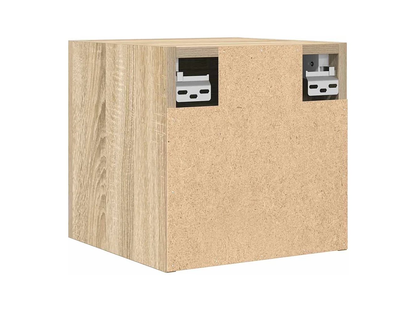 Mueble TV de pared estante para televisión multimedia buffet de televisión comedor salón dormitorio 2 piezas roble sonoma 30,5 x 30 x 30 cm marrón 02_0028992