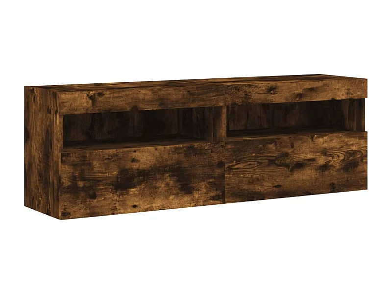 Meubles TV muraux multimédia marron 60 x 30 x 40 cm 02_0029142