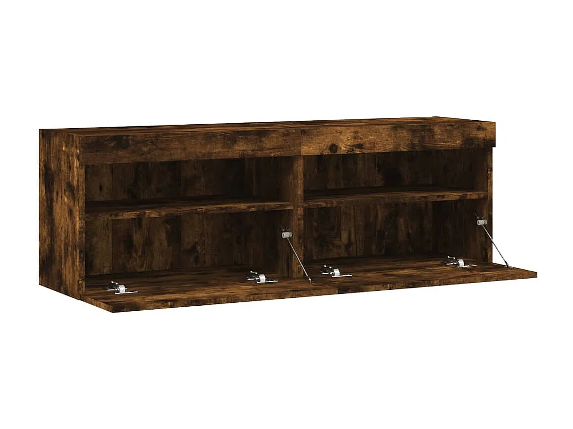 Meubles TV muraux multimédia marron 60 x 30 x 40 cm 02_0029142