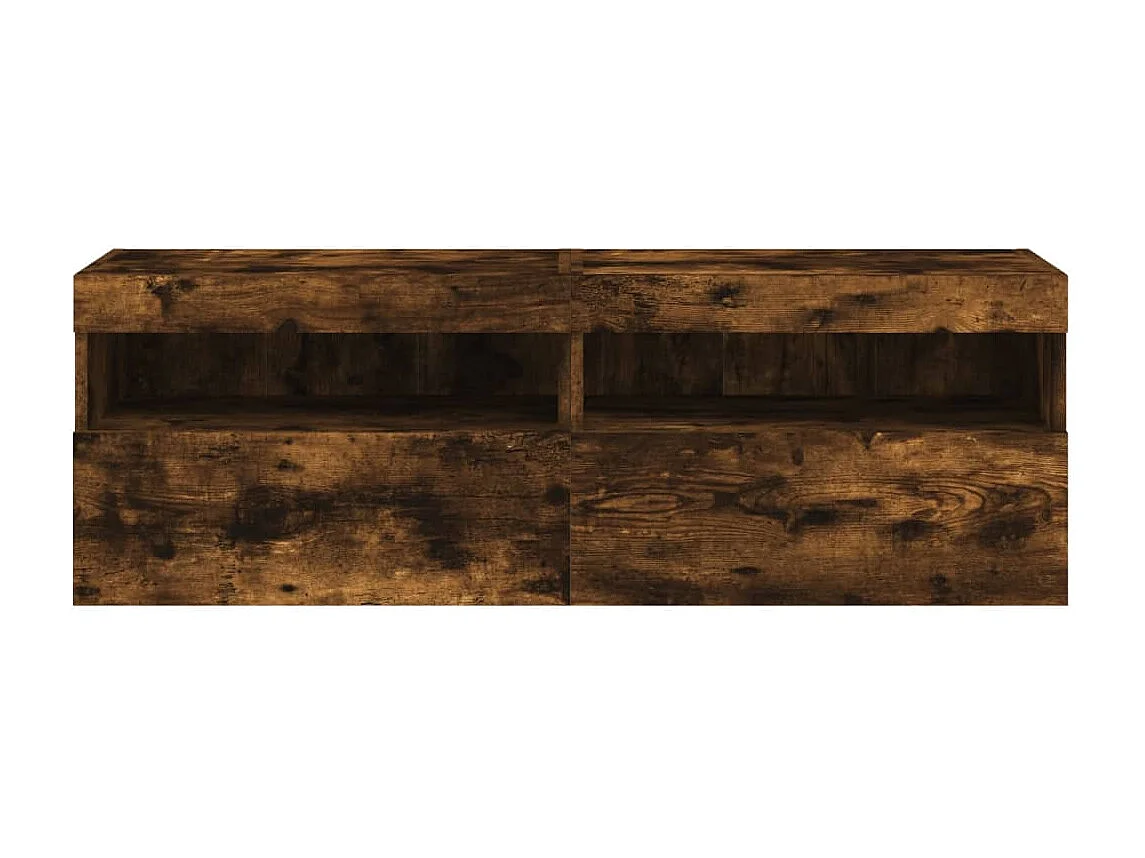 Meubles TV muraux multimédia marron 60 x 30 x 40 cm 02_0029142