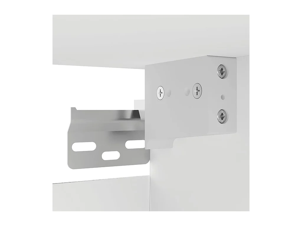 Meubles TV muraux multimédia blanc 30.5 x 30 x 30 cm 02_0028902