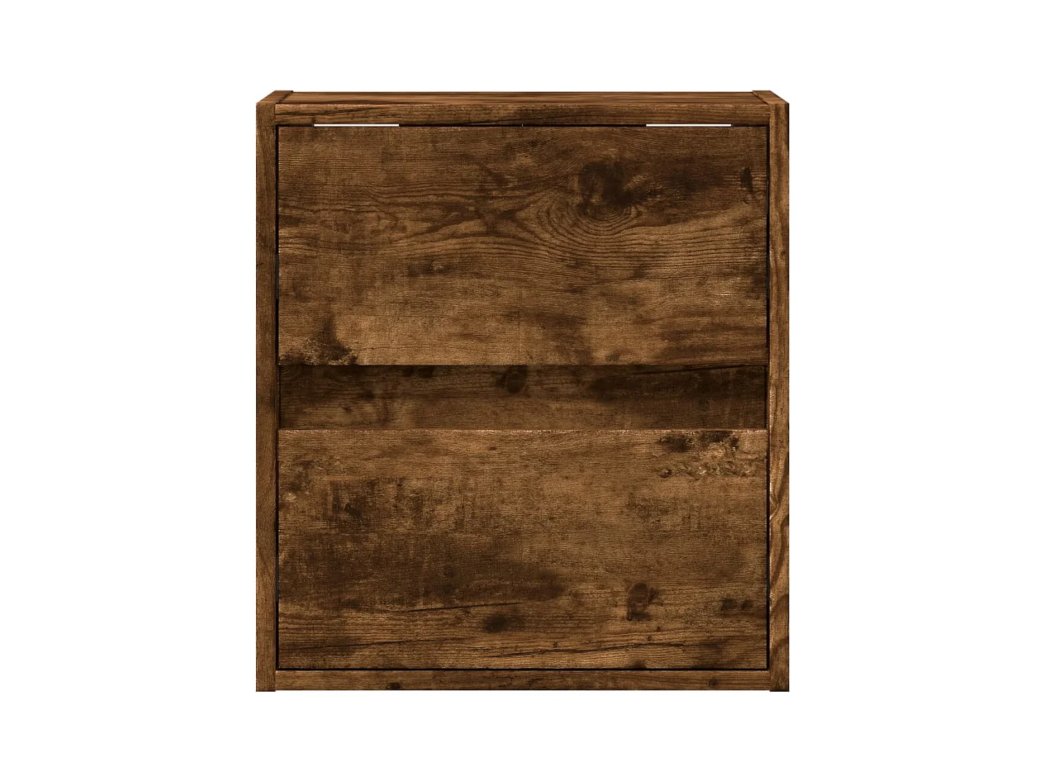 Mueble de TV de pared estante multimedia aparador de televisión TV comedor salón dormitorio y luces LED 2 piezas roble ahumado 41 x 31 x 45 cm marrón 02_0029122