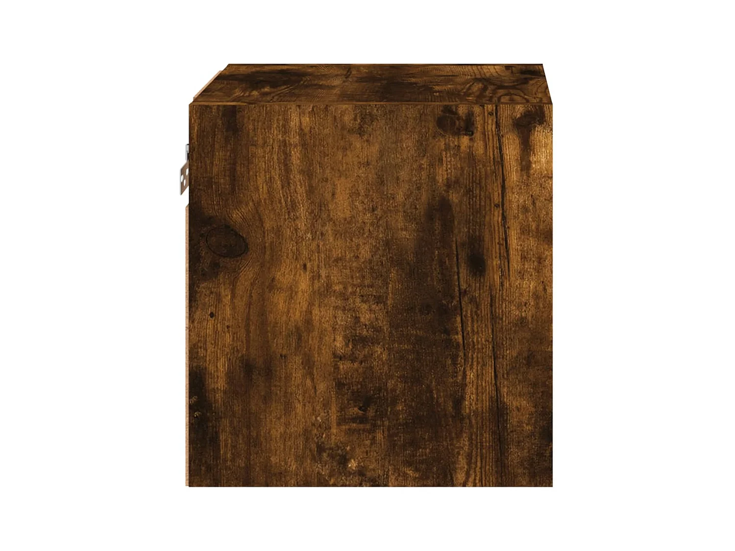 Mueble de TV de pared estante multimedia aparador de televisión TV comedor salón dormitorio y luces LED 2 piezas roble ahumado 30 x 28,5 x 30 cm marrón 02_0029136