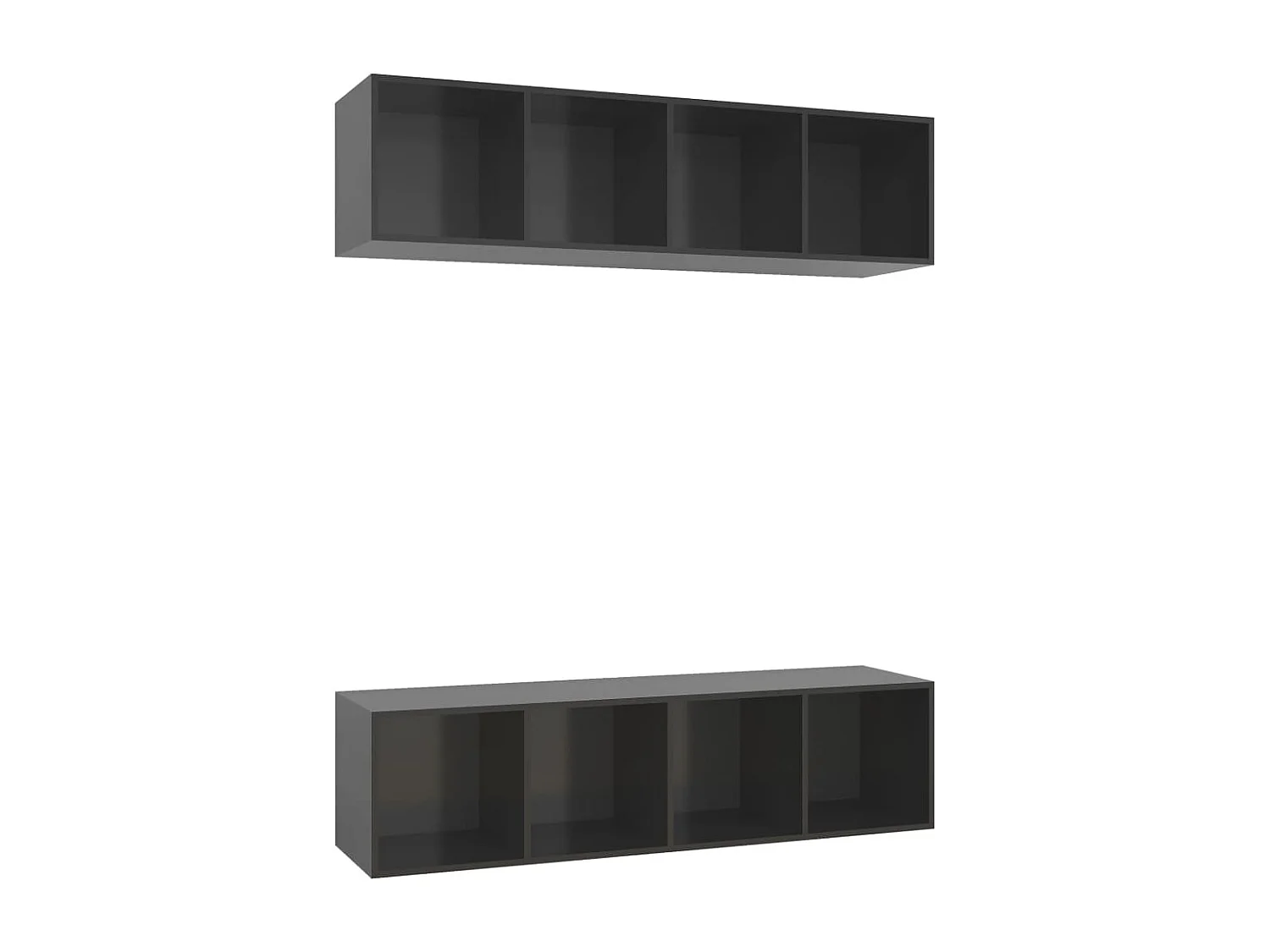 Meubles TV muraux multimédia bois marron 37 x 37 x 142.5 cm 02_0028958