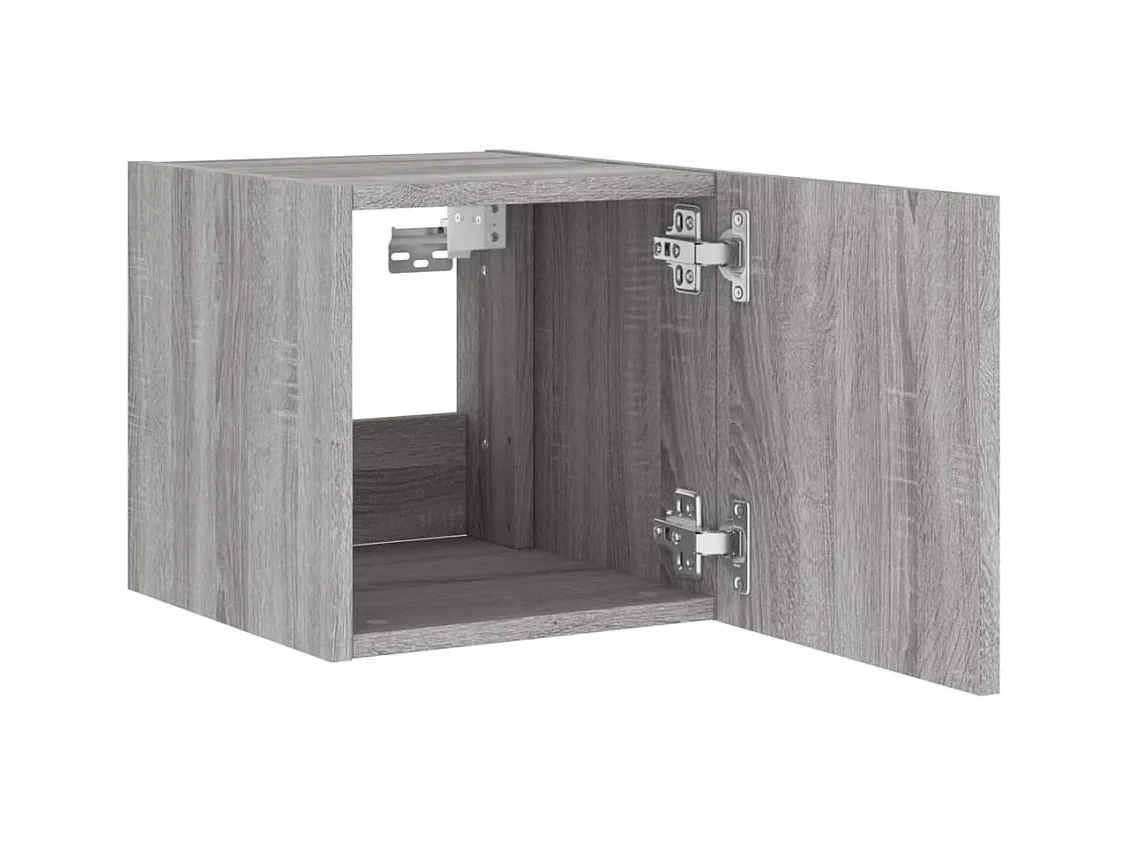 Meubles TV muraux multimédia grise 45442 x 35 x 30 cm 02_0029148