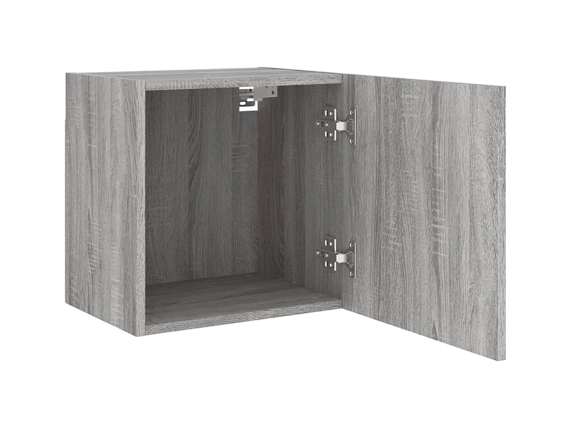 Meubles TV muraux multimédia bois marron 40.5 x 30 x 40 cm 02_0029029