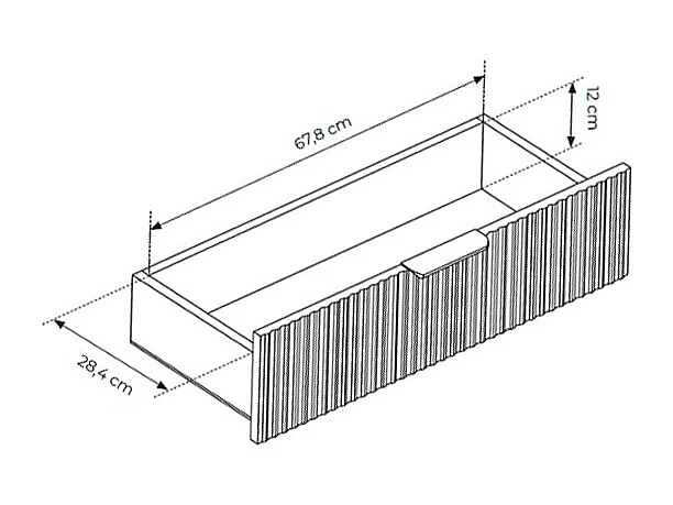 Commode 6 tiroirs - Blanc et doré - ELONARIA de Pascal Morabito