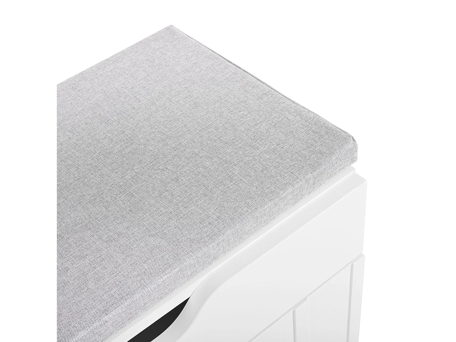 Weißer Schuhschrank - Schuhschrank mit 1 Schublade und 3 Türen - für flur und schlafzimmer