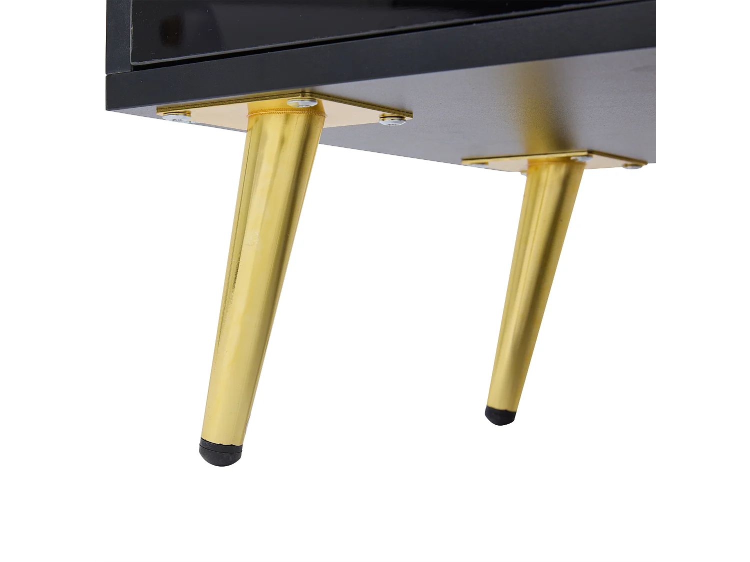 Meuble à chaussures noir - Meuble à chaussures avec 1 porte et siège - rangement ouvert - pour salon et chambre