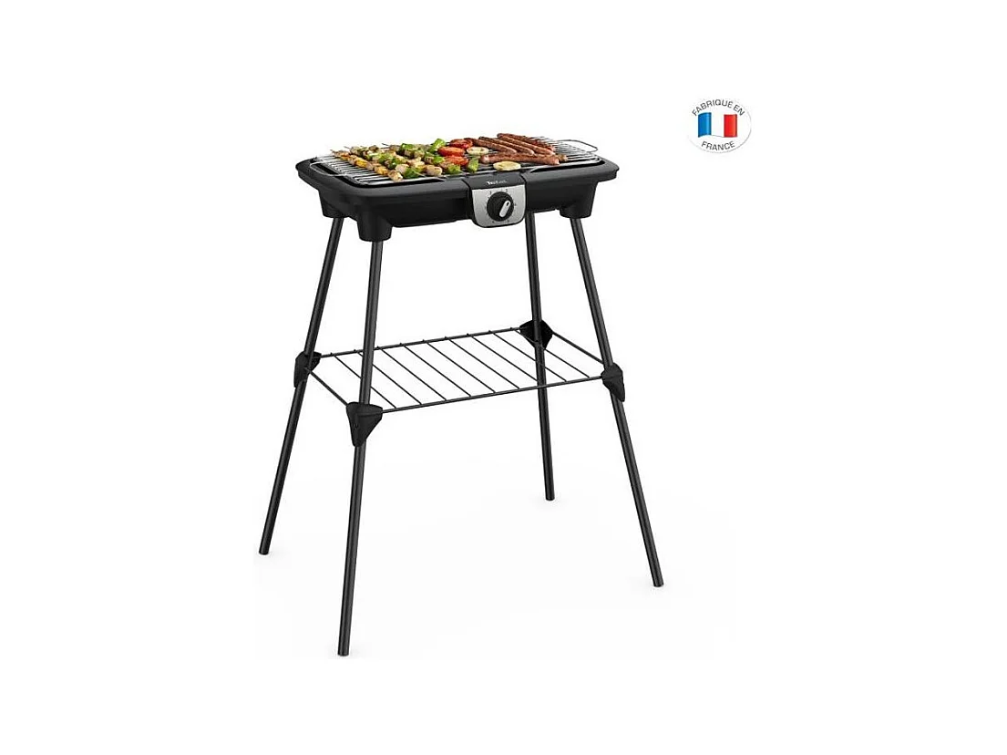 Barbecue électrique Tefal EasyGrill XXL sur pieds, Large surface, Thermostat réglable