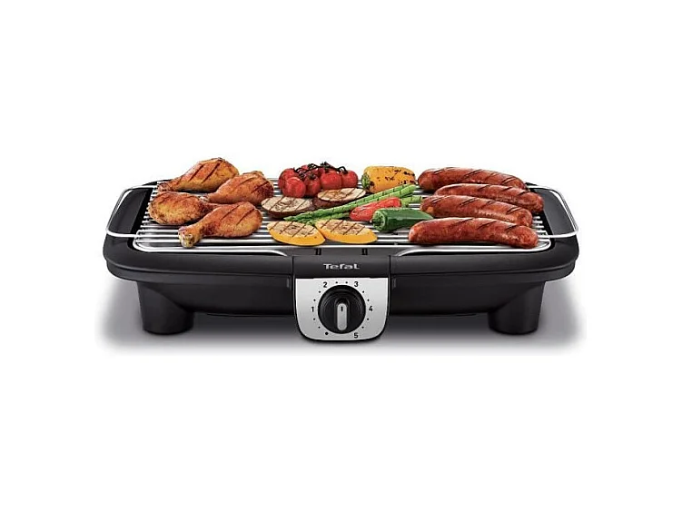 Barbecue électrique Tefal EasyGrill XXL sur pieds, Large surface, Thermostat réglable